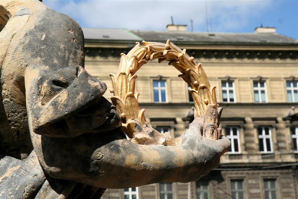 Zrestaurované sousoší – detail. Zdroj: Národní muzeum